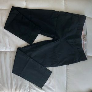 Banana Republic black ankle length twill pants